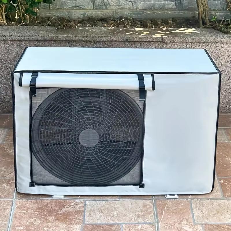 Outdoor Universal Air Conditioner Cover Oxford Fabric Waterproof Dustproof Sun Uv Resistant Washable Air Conditioner Protector