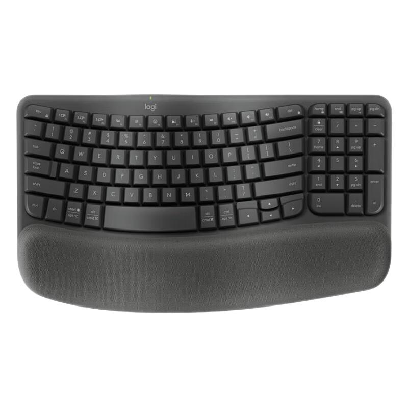 

Logitech Wave Keys Ergonomic Wireless Bluetooth Keyboard