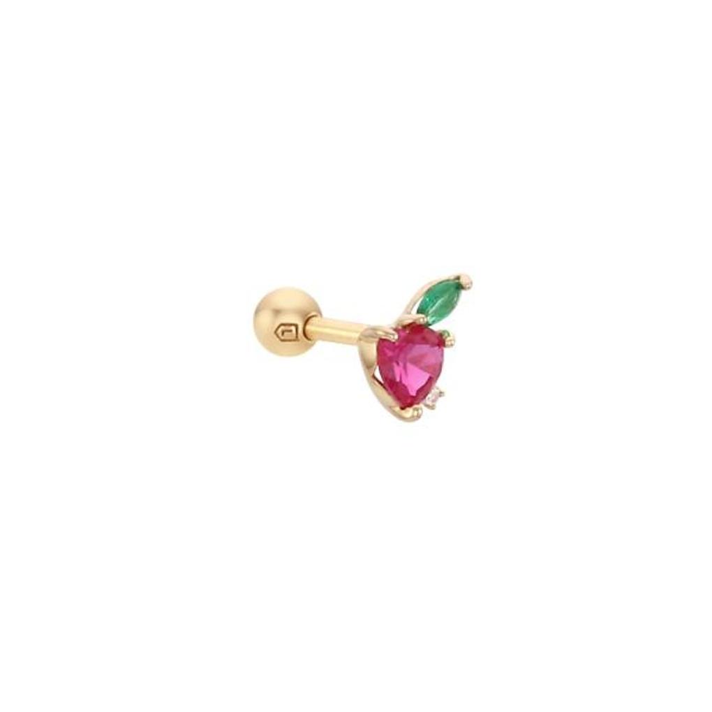 LLOYD Peach Tropical 14k Half Piercing LPFJ4021G