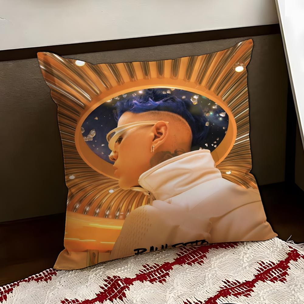 RRauw Alejandro singer Cushion Cover Reversible Soft Durable Pillow Cover Home Car MultiScene Use for Daily Comfort