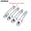 For Toyota Highlander 2014-2017 2018  Chrome Side Door Handle Cover Trim Protection Cap Exterior Accessories Car Styling