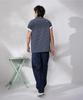 Keonbeoseu Striped Logo Loose Fit T-Shirt Obsidian Ucj690-695