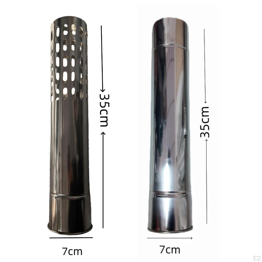 Straight Chimney Tubes Exhaust Fast Heating Camp Tube Anti Scalding for Hiking Outdoor Camping