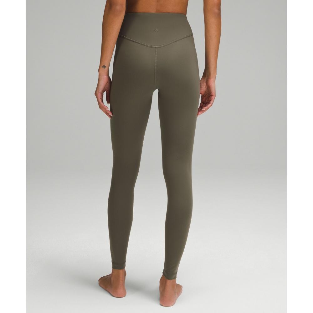Lululemon WUnder Under Smoothcover High Rise Tight 28  Army Green