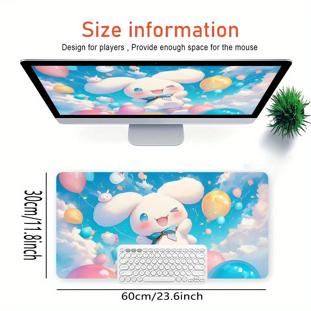 1pc Cinnamoroll Balloons SkyComputer Pad with Vibrant Game Machine Print, Mouse Pads for Desk0515023