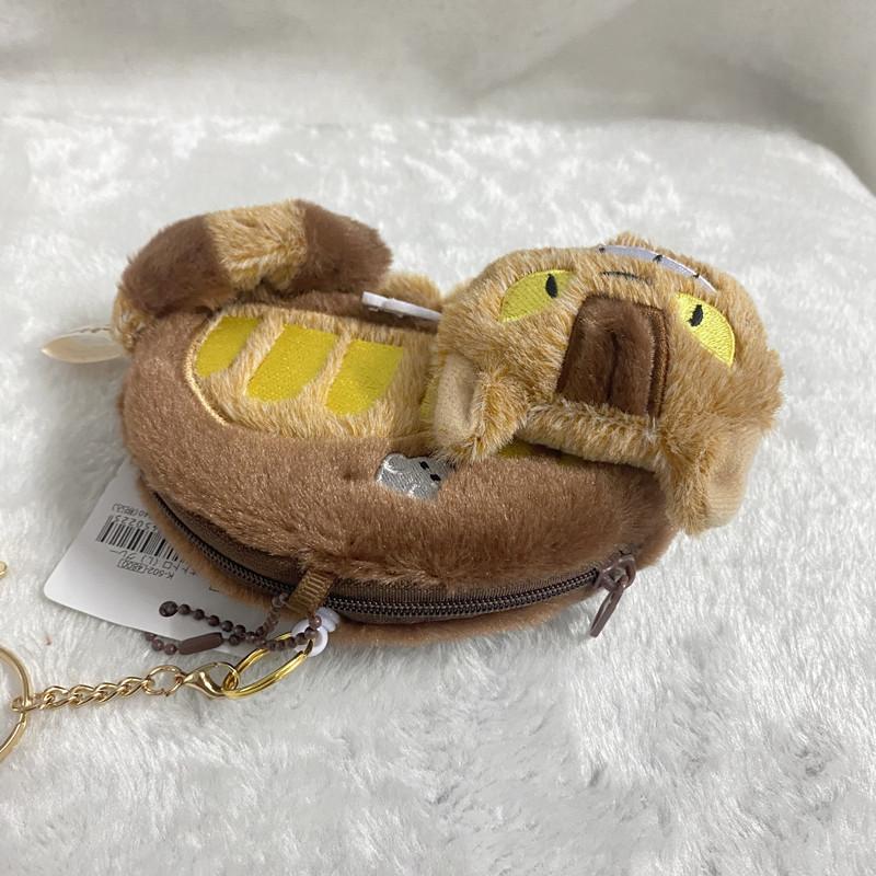 Kreslený Roztomilý Anime Totoro Velký Kočičí Autobus Plyšová Kapsička na Mince Klíčenka Přívěsek Držák na Karty Studentská Peněženka Úložná Taška Dětské Dárky