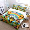 "Cheerful bees with rainbows" Bedding sets Duvet covers Pillowcases(1* Duvet Cover 2* Pillowcases without duvet insert)