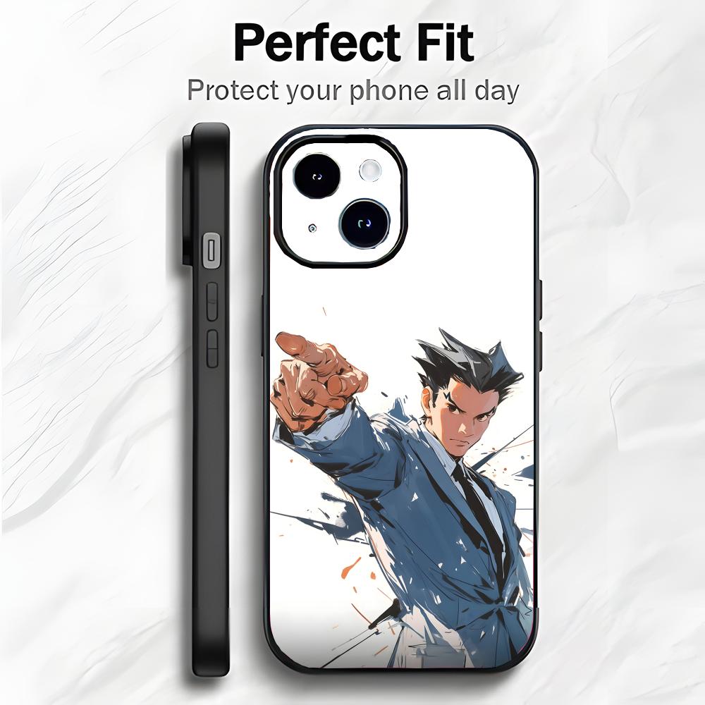 Adventure Game A-Ace A-Attorney Phone Case Phone Case Soft Packaging Lightweight For iPhone17 16 15 14 13ProMax
