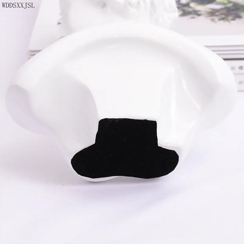 Resin Crafts Creative Solid Color Character Head Necklace Display Stand Window Decoration Home Bedroom Storage Jewelry Rack