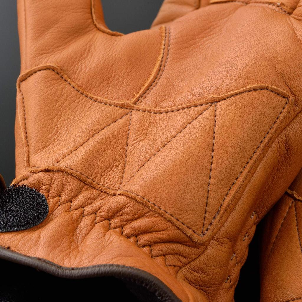 Daytona Motorcycle Winter Leather Waterproof and Made In Premium Winter 17585 Gloves, (Cowhide), Windproof, Japan, Inner-Stitched Gloves, Chestnut,