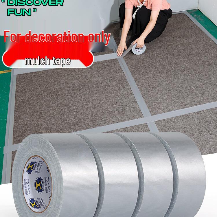 

Windproof Single-Sided Silver-Gray Tape: No Residue, Easy-Tear, Waterproof Protective Film 4cm x 10m