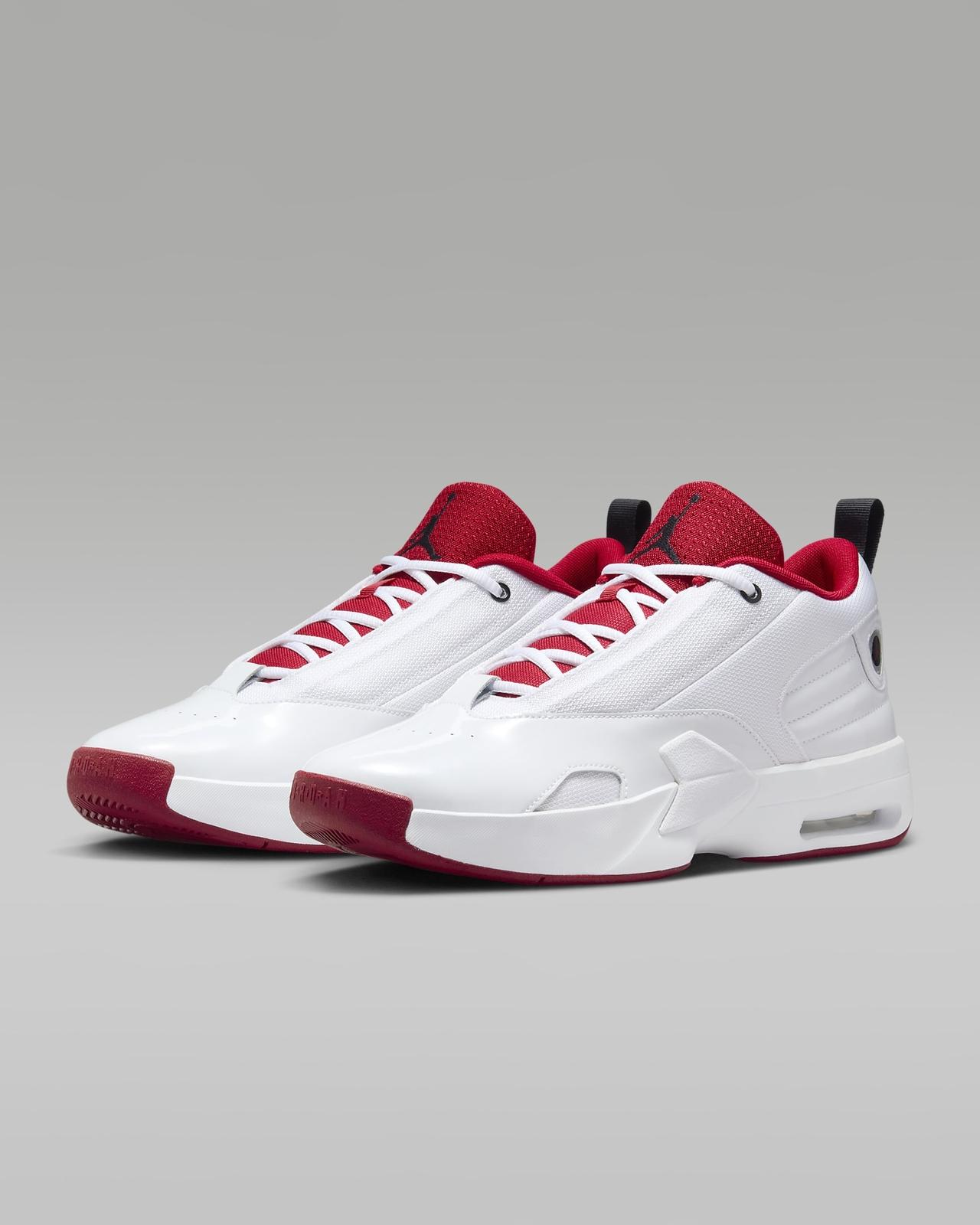 FQ8298-106 Nike Jordan Max Aura 6 White Black Gym Red (Men s) 10