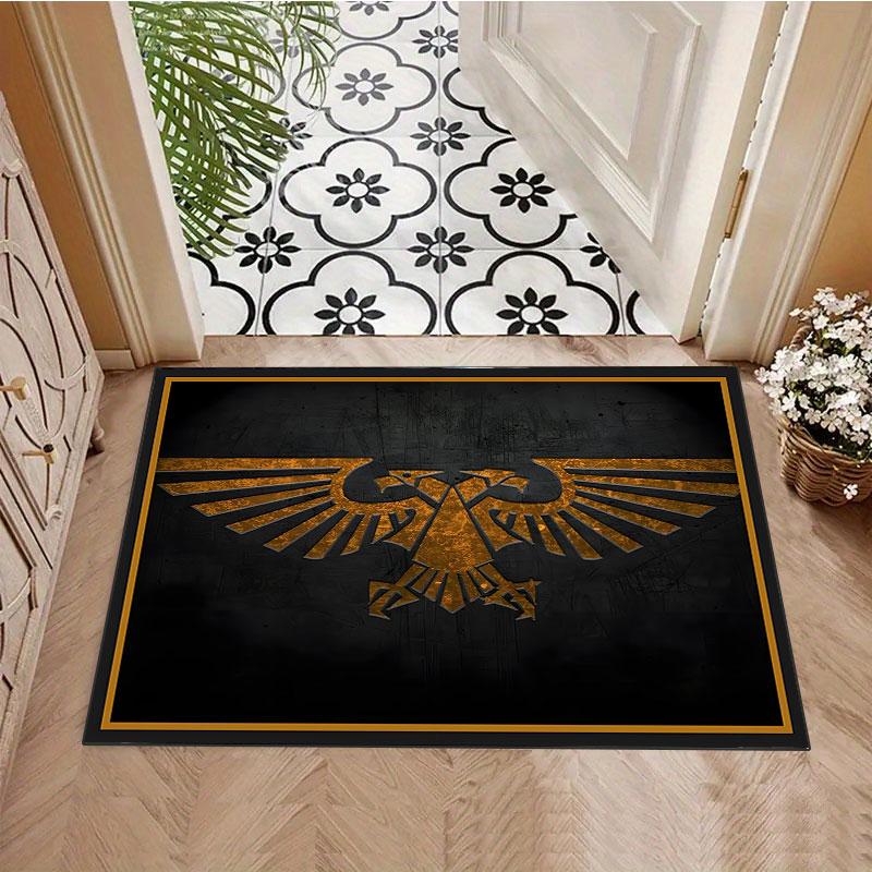 Imperial Fortress World Double-Headed Eagle Carpet, suitable for living room, bedroom, game room, computer room and home décor.
