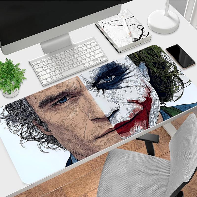 Clown Mask Xl Gaming Mouse Pad Nonslip Rubber Base Stitched Edge Waterproof Desk Mat For Pc Laptop Gamer Office Computer Accessories C929521