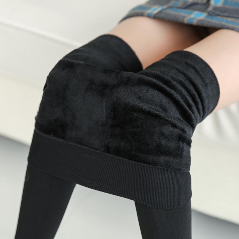 Women’s Fleece-Lined Velvet Slimming Leggings – Warm, Slim Fit for Autumn/Winter