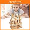 Fantasy Villa Model House Kit 3d Puzzle Model Set Woodcraft Construction Toy