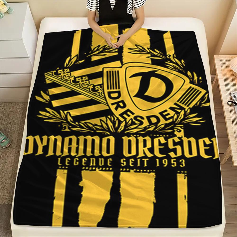 1 ks Flísová deka s potiskem SG Dynamo Dresden, Vysoká kvalita, Pohodlná pro všechna roční období, Domácí dekorace, Teplo a pohodlí, Perfektní jako vánoční dárky149
