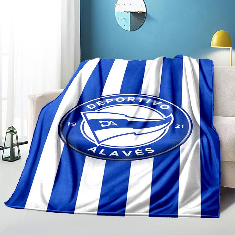 Deportivo FC Printed Throws Blanket Soft Flannel Blankets for Couch Bed Gifts for Men Women Picnic blanket Christmas gifts