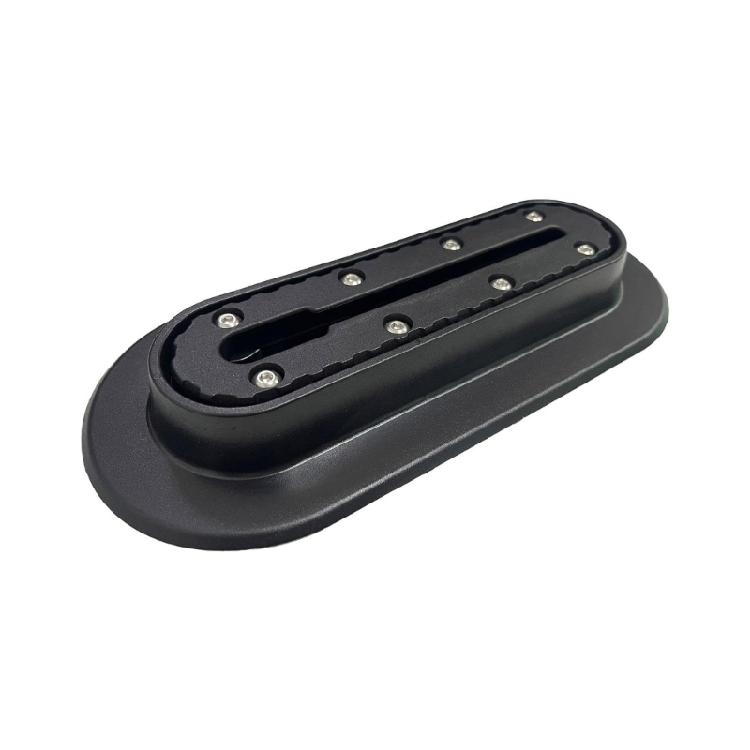 

Light Weight PVC Kayak Accessory Base With Rail Outdoor Water Sports Base Kayak Rail Attachments Easy to Installation 1