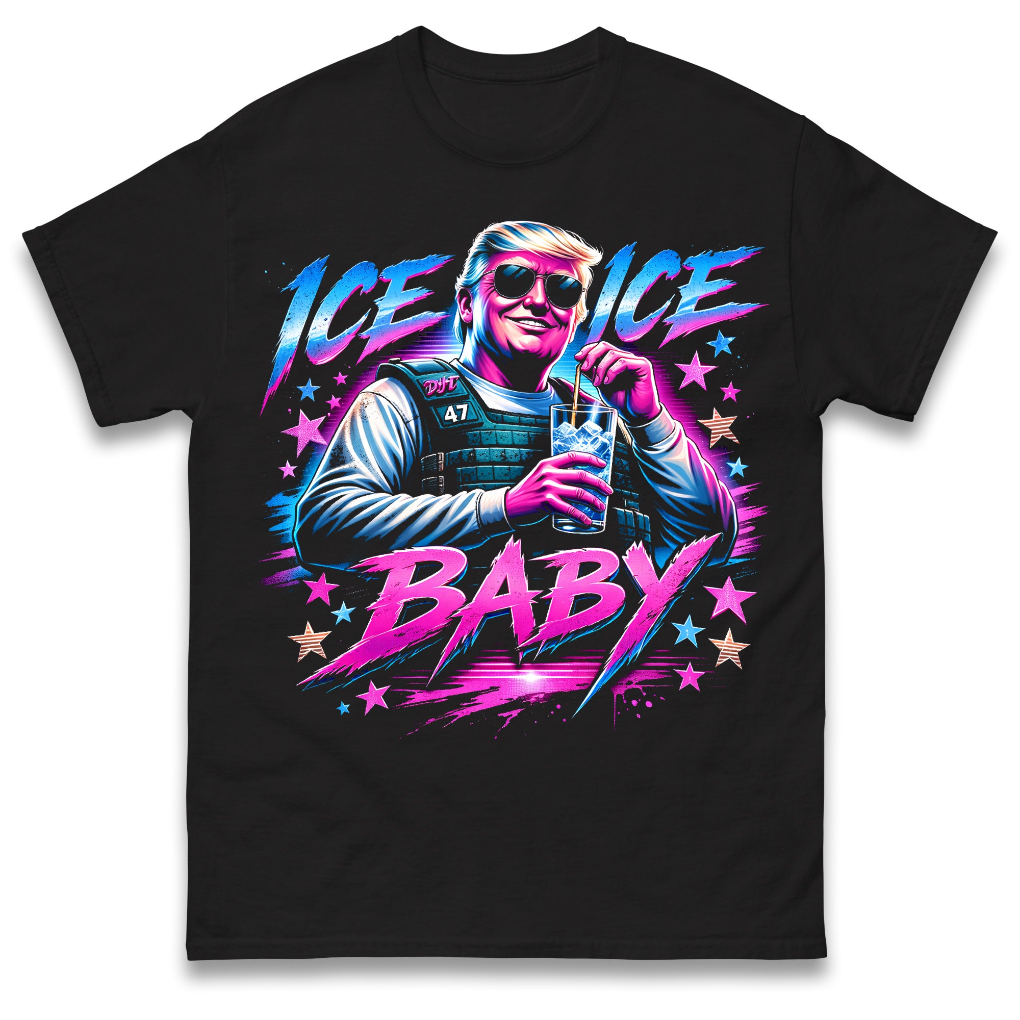 Donald Trump Ice Ice Baby T Shirt Tshirt Mens Womens Unisex Tops Tees XL
