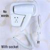 Hotel Wall-Mounted Hair Dryer for Bathroom and Toilet