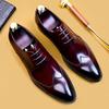 Fashion High Quality Handmade Oxford Dress Shoes Men Genuine Cow Leather Suit Shoes Footwear Wedding Formal Italian Shoes Hot Size 37-46