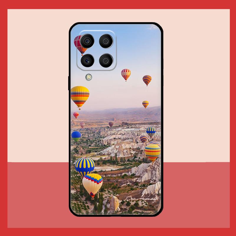 Hot Air Balloon Travel Mountain Case For Samsung Galaxy M52 M32 M53 M16 M11 M21 M31 M35 M12 M13 M14 M15 M36 M56 M55 M34 M54