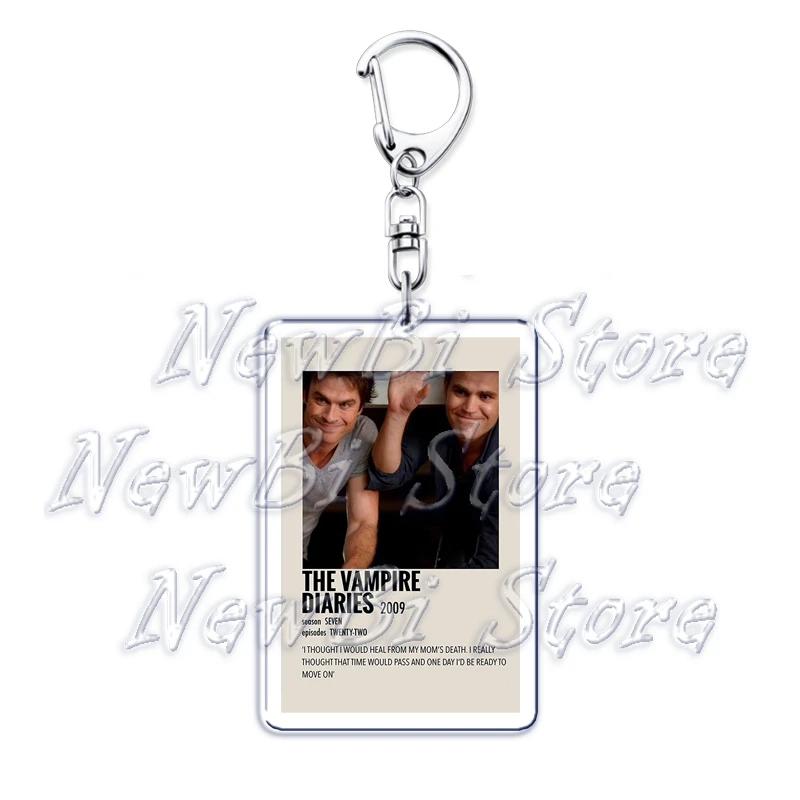 The Vampire Diaries Twilight Keychain for Accessories Damon Stefan Salvatore Elena Bella Swan Edward Cullen Key Chain Keyring