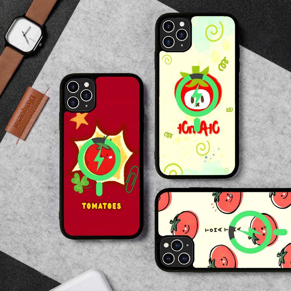 Tomatoes Expression Magnetic Phone Case For IPhone 17 Pro Max 16 15 14 Plus 13 12 11 Pro Max For Magsafe Cover