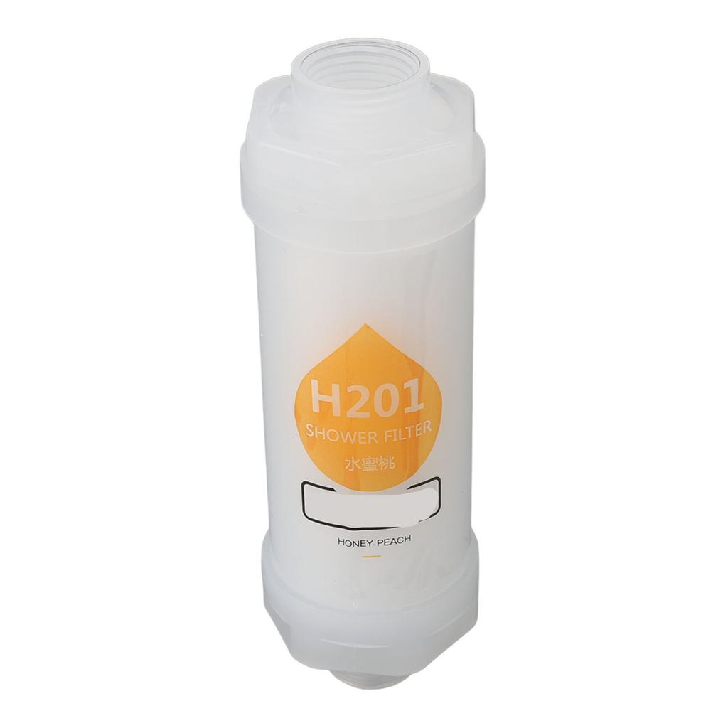 Shower Head Aromatherapy Filter Hard Water Softener Water Purifying Shower Head Filter for Skin and Hair Care Peach
