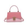 Summer 2025 new simple retro color matching design fashionable shoulder crossbody portable women's small square bag