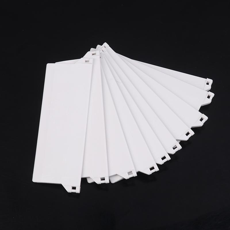 10Pcs Plastic Base Plate 127Mm Portable Vertical Blind Bottom Weights Slats For Vertical Blind Fittings Roller Accessories