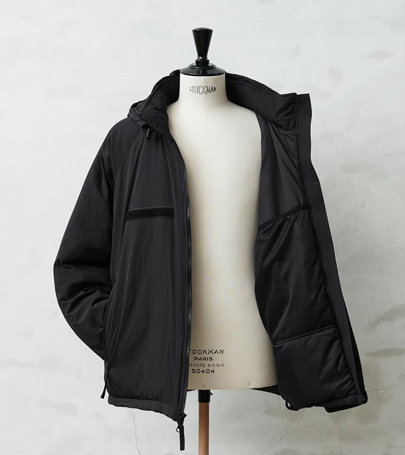 WAIPER US Military ECWCS Gen III Level 7 PrimaLoft Pertex Unlimited inc. Jacket, [WP1008] (S, Black)