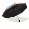 Princess, Fantasy Automatic Opening and Closing Umbrella, Compact Travel Umbrella, Lightweight and Portable, Suitable for Beach Commuting Bu