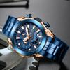 Men'S Watch, Large Dial Chronograph Calendar, Luminous Waterproof Steel Belt Men'S Watch 2065
