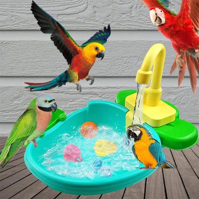 15 Stück Vogel automatische Badewanne Schwimmbad Spielzeug Bad Dusche Wasserspender für P