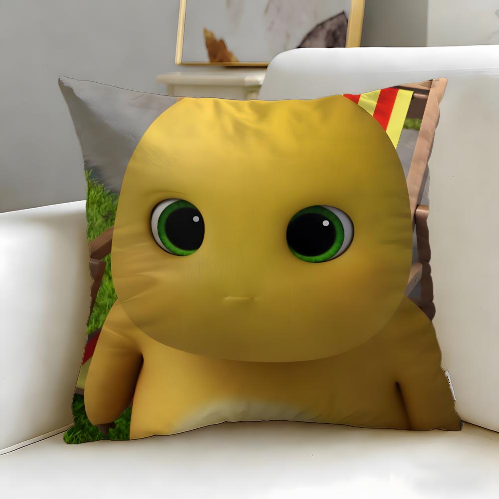 Beliebte Cartoon Nailong Kissenbezug Weich & Leicht zu Waschen Kissenhülle – Vielseitig für Sofa, Bett, Reise und Büro