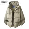Mark Fairwhale Men's Hooded Thick Faux 2-Piece Padded Jacket