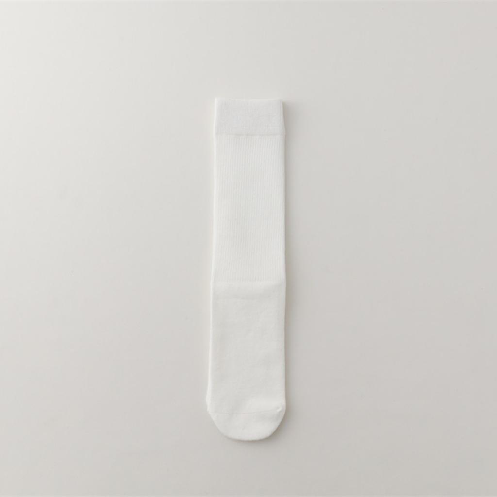 Chaussettes femme en coton peigné désossées, polyvalentes, couleur terre, modèle basique, droites, modèle navetteur, chaussettes tube moyennes empilables pour femme