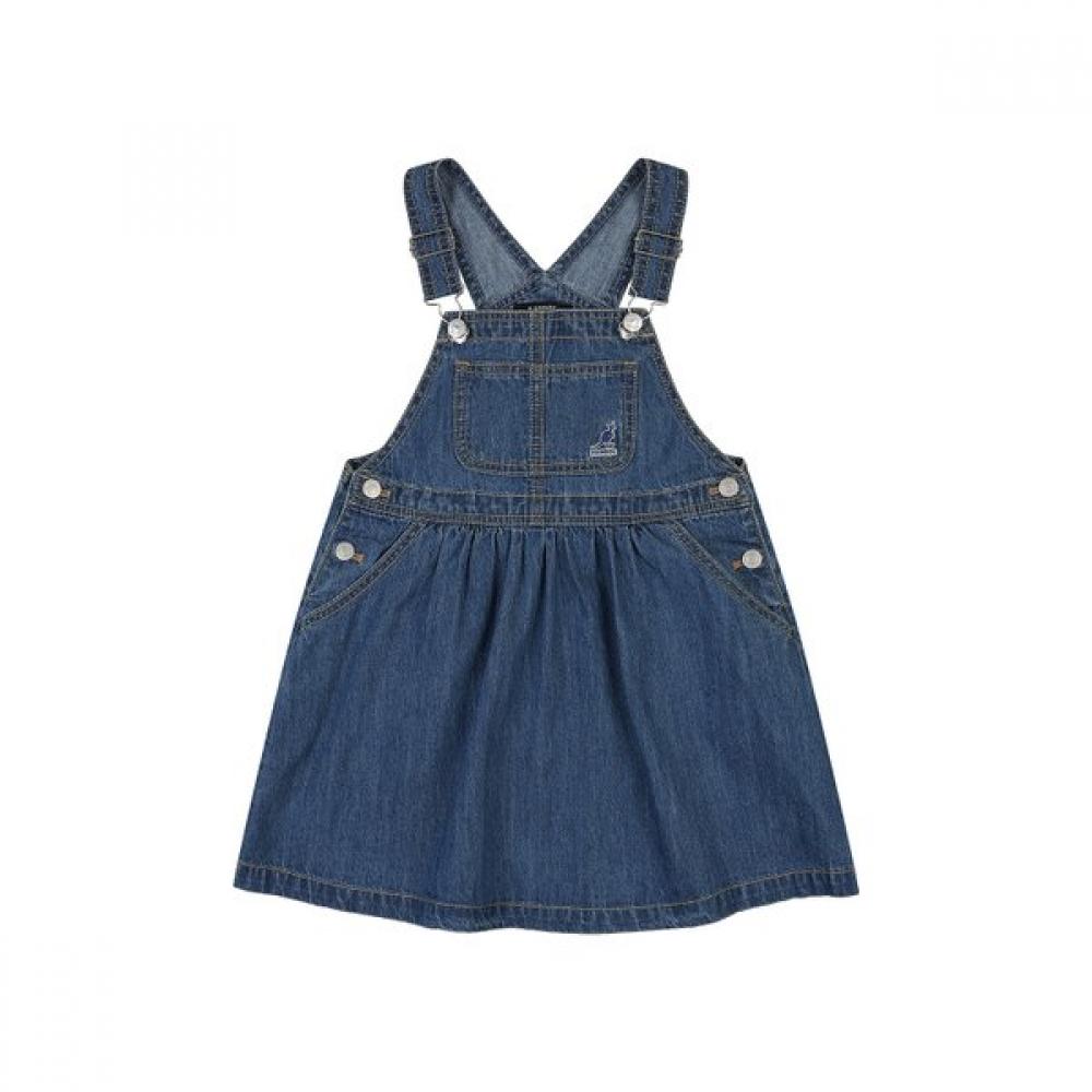 

Kangol Kids Denim Jumper Skirt Blue Sa 2101 Blue/155