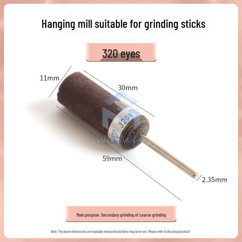 2.35 Shank Sandpaper Stick: Jade Polishing & Grinding Tool Set
