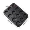 Non-Stick Muffin Pan Carbon Steel Cupcake Mold Kitchen Baking Tool Cheesecake Pan  Bakery
