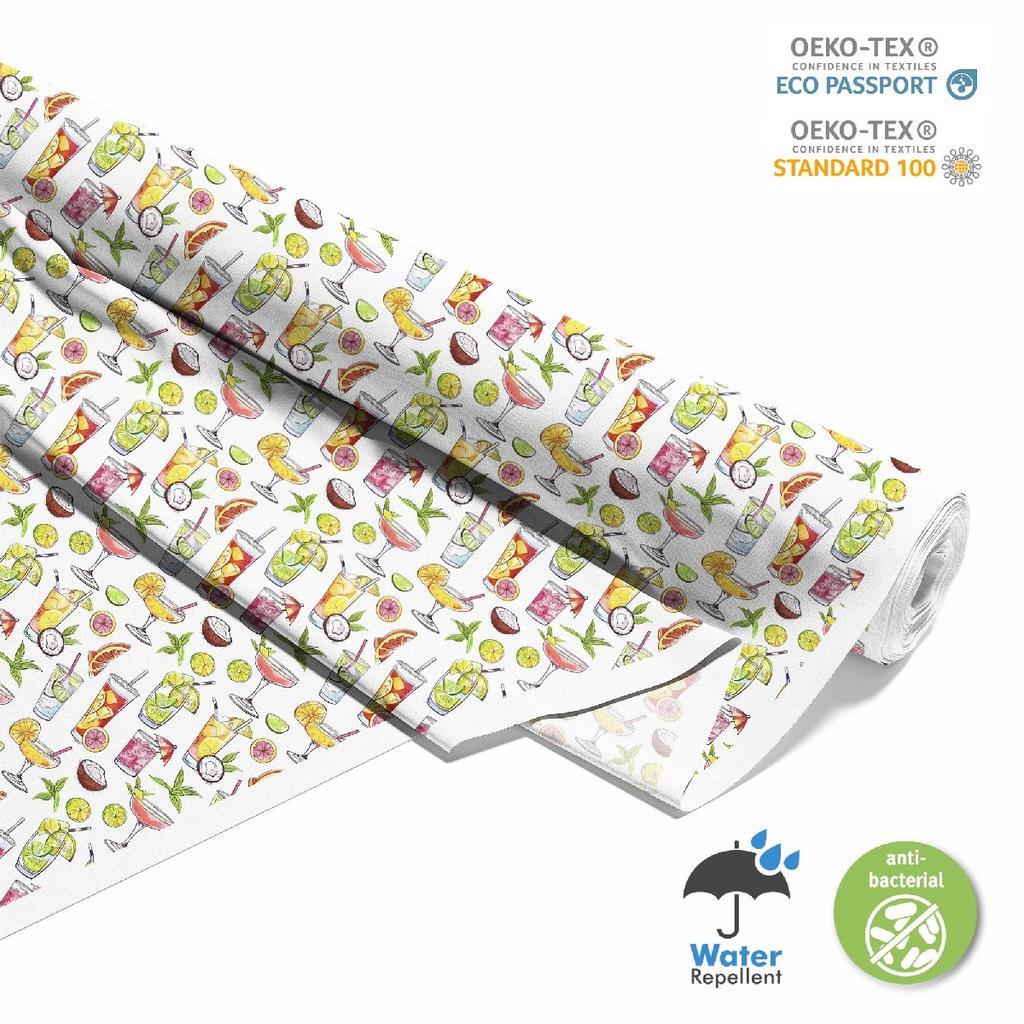 Outdoor Dekostoffe Oxford - Motiv Cocktail | Dx8596