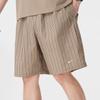 Nike Sportswear SS25 Brand Logo Striped Quick-Dry Breathable Woven Lace-Up Sports Shorts Men shorts Brown IF0378247