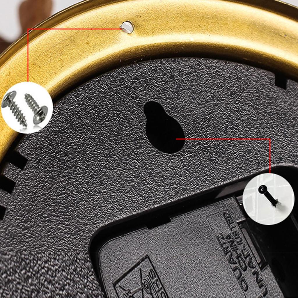 Hanging Weather Station, High Precision Thermometer Hygrometer Barometer Kit, Tide Clock Wall Clock Brass Case 4.5In Boat Accessory, for Boat Yacht,