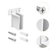 Wire Rack End Bracket Closet Holder Shelves Compact Accessory with Screws Shelf Corner