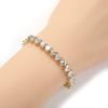 New Heart Shaped CZ Tennis Chain  Bling Delicate Bracelet Women Men Iced Out Bling Jewelry