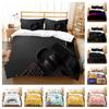 Bed Cover Comforter Bedding Set Pillowcase Gamepad 3D Printing Adults Bedclothes 2/3pcs Microfiber