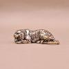 Brass Zodiac Tiger Office Desk Ornament Statue Furniture Tea Pet Decoration Retro Desktop Office Decor