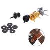 2 Stück Gitarre Bass Ukulele Gitarrengurt Schnalle Knopf Schloss Pins Metall Endstück Schloss